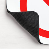 Tapis de souris de "interdiction" de (Coin)