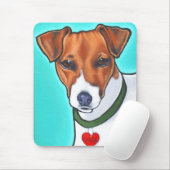 Tapis de souris de Jack Russell (Avec souris)