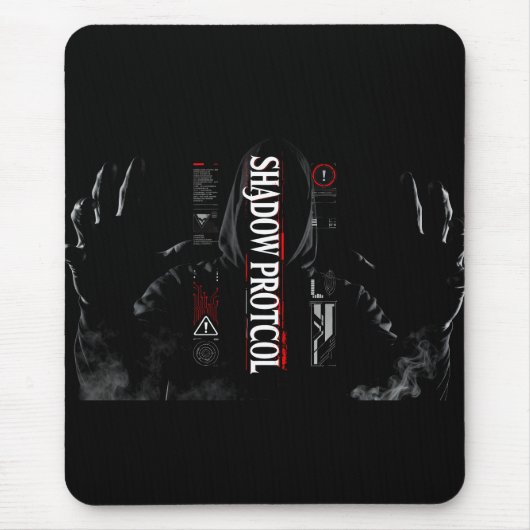 Tapis de souris de jeu cyberpunk Dark Hacker (Devant)