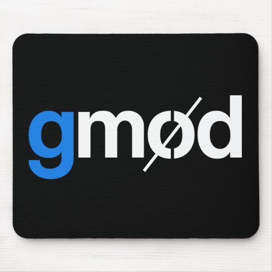 Tapis de souris de jeu de logo de Gmod (Devant)