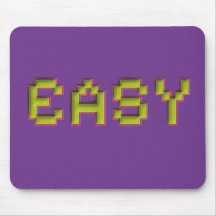 Tapis de Souris de Jeu en Pixel Art Rétro EASY - N