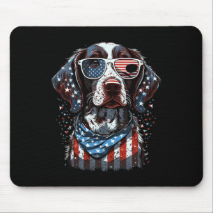 Tapis De Souris De Juillet Patriotique Allemand Raccourci Pointer