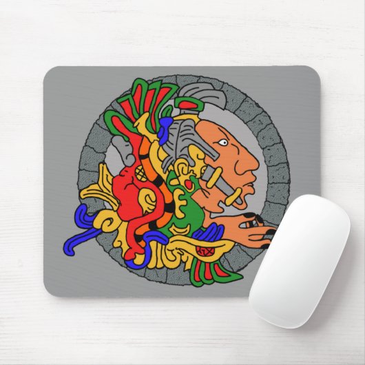 Tapis de souris de Kukulkan (Avec souris)