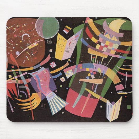 Tapis de souris de la composition X en Kandinsky (Devant)