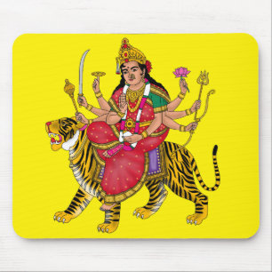 Tapis de souris de la déesse Durga