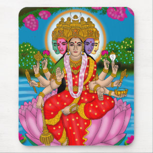 Tapis de souris de la déesse Gayatri