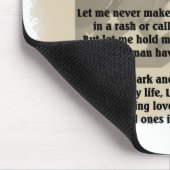 Tapis de souris de la prière du policier (Coin)