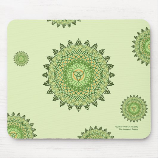 Tapis de souris de la Saint-Patrick celtique (Devant)