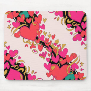 Tapis de souris de la Saint-Valentin Romantique