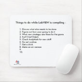 Tapis de souris de LabVIEW (Avec souris)