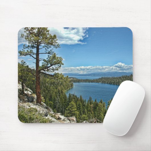 Tapis de souris de lac cascade (Avec souris)