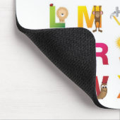Tapis de souris de l'alphabet des enfants (Coin)