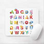 Tapis de souris de l'alphabet des enfants (Avec souris)