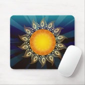 Tapis de souris de lever de soleil (Avec souris)