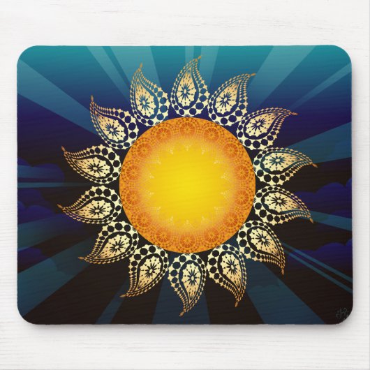 Tapis de souris de lever de soleil (Devant)