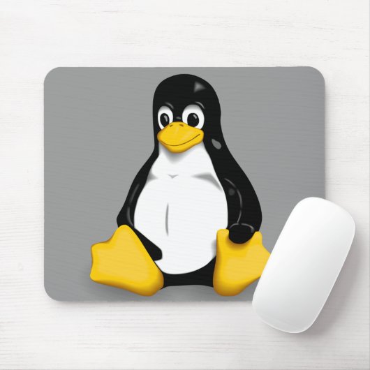 Tapis de souris de Linux Tux (Avec souris)