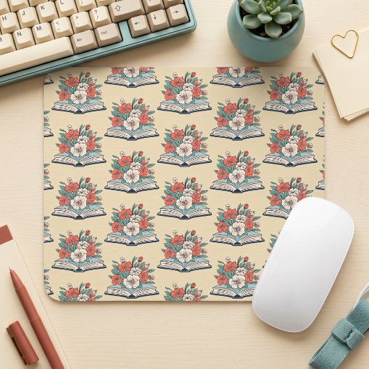 Tapis de souris de livre