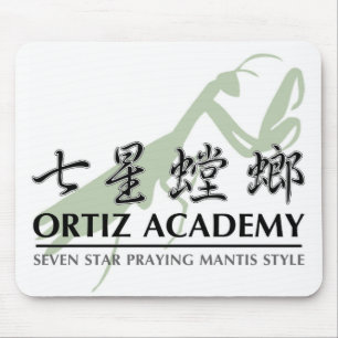 tapis de souris de logo d'académie d'ortiz