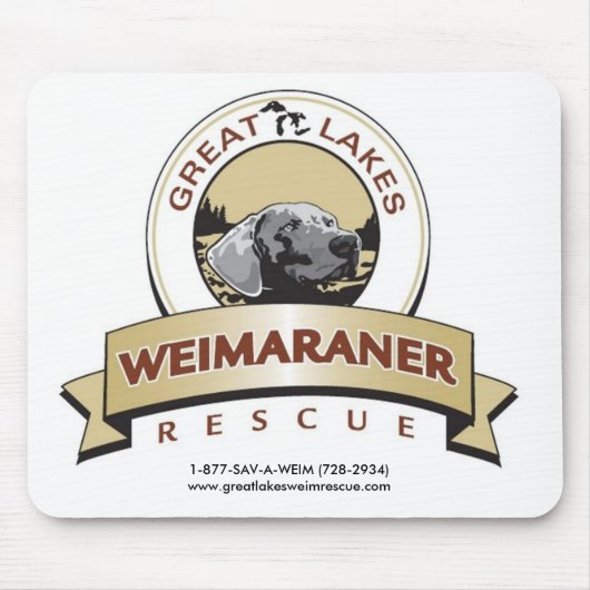 Tapis de souris de logo de GLWR (Devant)