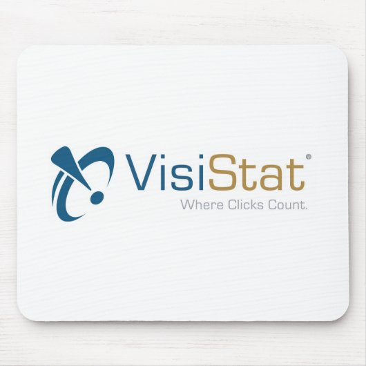 Tapis de souris de logo de VisiStat (Devant)