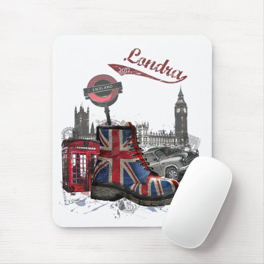 Tapis de souris de Londres (Avec souris)