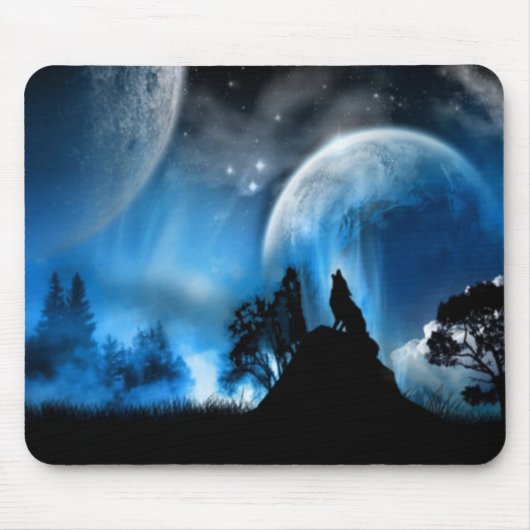 Tapis de souris de loup (Devant)