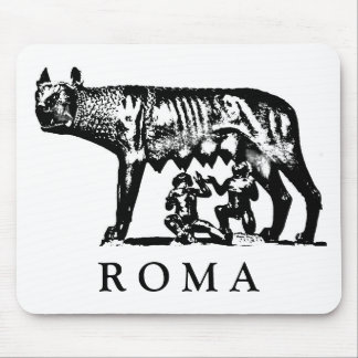 Tapis de souris de -Loup de ROMA