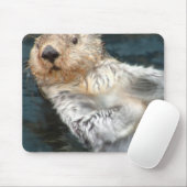 Tapis de souris de loutre de mer (Avec souris)