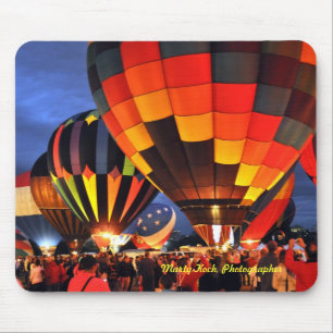 Tapis de souris de lueur de ballon