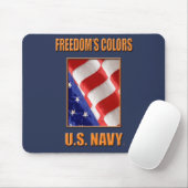 Tapis de souris de l'US Navy (Avec souris)