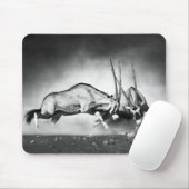 Tapis de souris de lutte des antilopes (Avec souris)