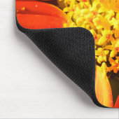 Tapis de souris de macro fleur orange radieuse Pho (Coin)