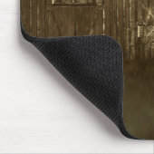 Tapis de souris de mariage avec grange rustique et (Coin)