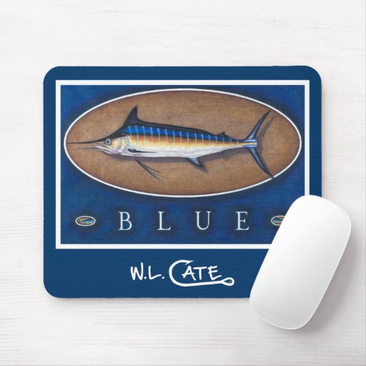 Tapis de souris de Marlin bleu (Avec souris)