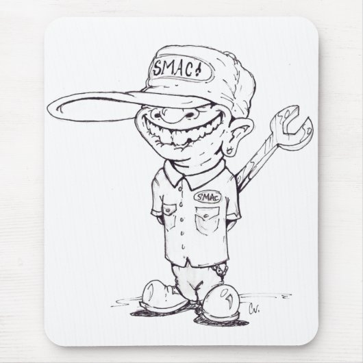 Tapis de souris de mécanicien (Devant)