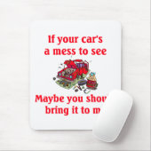 Tapis de souris de mécanicien - customisé (Avec souris)