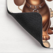 Tapis De Souris De mignons amis dachshund (Coin)