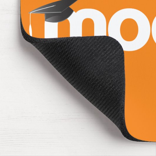 Tapis de souris de Moodle - orange (Coin)