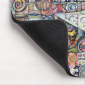 tapis de souris de mosaïque de mouche (Coin)