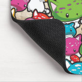 Tapis de souris de motif de champignon de chat de (Coin)