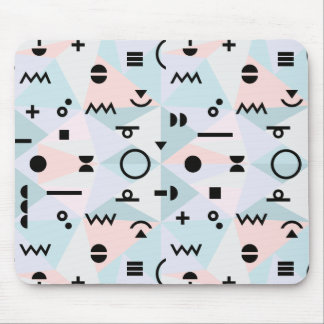 Tapis de souris de motif de symbole de Memphis de