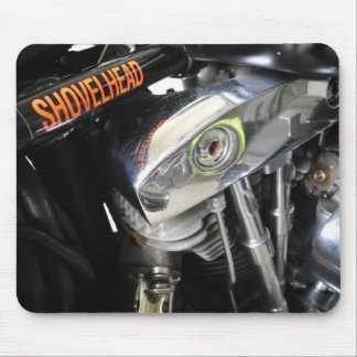 Tapis de souris de moto de Shovelhead de vieille