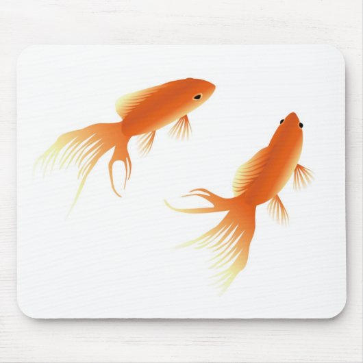 tapis de souris de mousepad de poisson rouge (Devant)