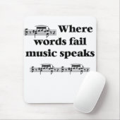 Tapis de souris de musicien (Avec souris)