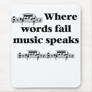 Tapis de souris de musicien