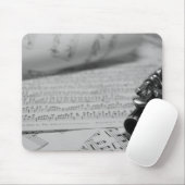 Tapis de souris de musique de piccolo et de (Avec souris)