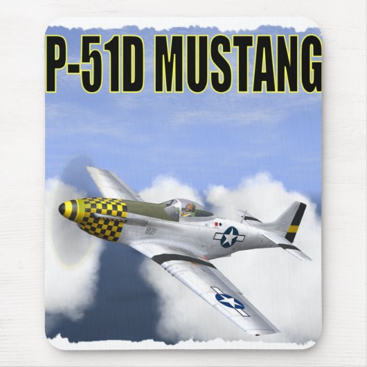 TAPIS DE SOURIS DE MUSTANG DE P-51D (Devant)