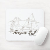Tapis de souris de Newport RI (Avec souris)