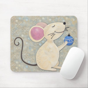 Tapis de souris de Noël mignon pour les fêtes