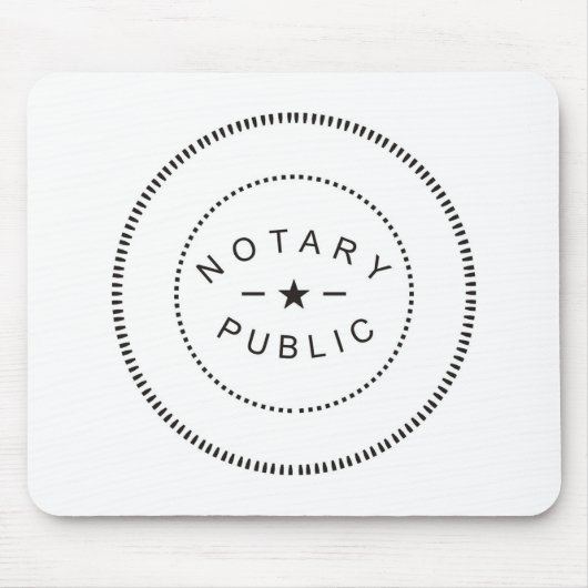 Tapis de souris de notaire (Devant)
